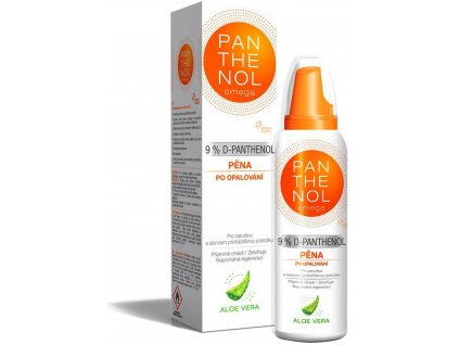 Panthenol Omega Chladivá pěna s Aloe Vera 9% 150 ml