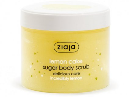 Lemon cake body scrub