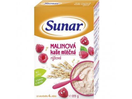 Sunárek rýžová malinová 225 g