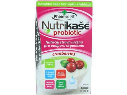 Nutrikaše probiotic cranberries 3x60 g