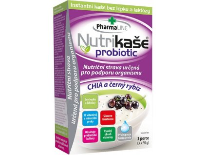 Mogador Natural Probiotic Nutrikaše Chia a černý rybíz 180 g