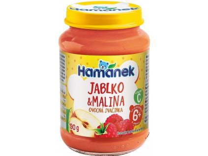 Hamánek Jablko malina 190 g