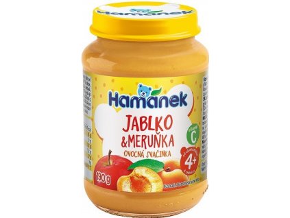 Hamánek Jablko & Meruňka ovocná svačinka 190 g