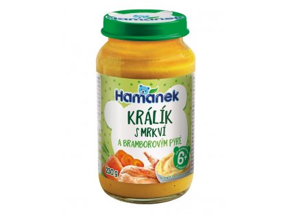 amánek Králík s mrkví a bramborovým pyré 230 g