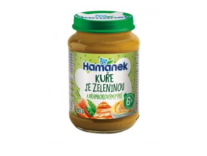 Hamánek Kuře se zeleninou a bramborovým pyré 190 g