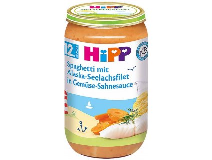 HiPP Špagety s mořskou rybou a zeleninou 250 g