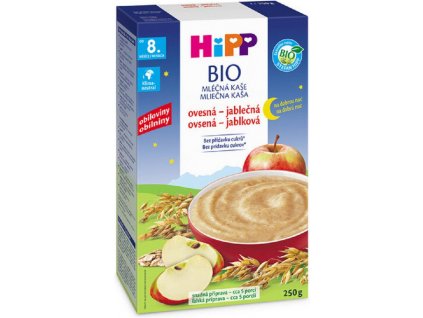 HiPP na noc BIO ovesná jablečná 250g