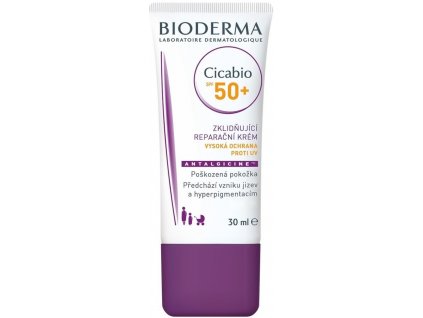 Bioderma Cicabio zklidňujicí a obnovujicí péče SPF50+ 30 ml