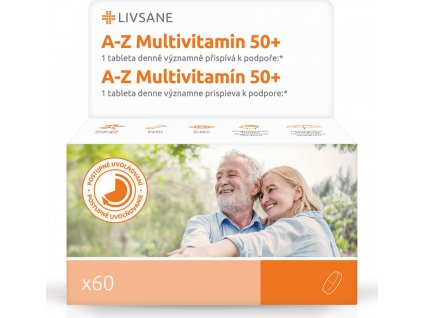 Livsane A Z Multivitamin komplex 50+ 60 tablet