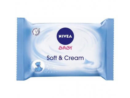 Nivea Baby Soft & Cream čisticí ubrousky pro děti 63 ks