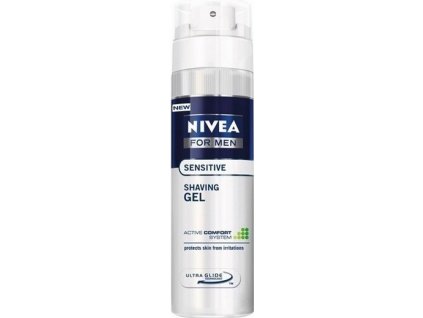 Nivea For Men Sensitive gel na holení suchá citlivá pleť 200 ml