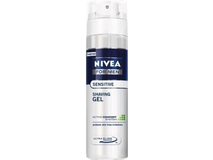 Nivea For Men Sensitive gel na holení suchá citlivá pleť 200 ml