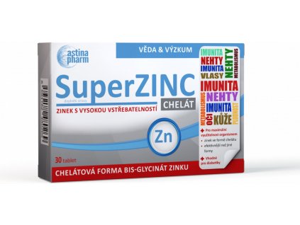 Astina SuperZINC CHELÁT 30 tablet