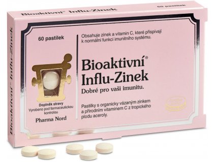 Pharma Nord bioaktivní Influ Zinek 60 tablet