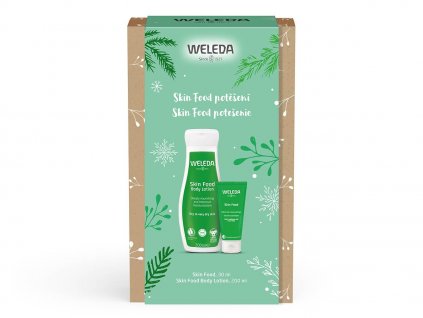 Kosmetická sada Weleda Skin Food potěšení tělový krém 200 ml + univerzální výživný krém 30 ml dárková sada Weleda Skin Food potěšení tělový krém 200 ml + univerzální výživný krém 30 ml dárková sada