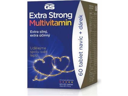 GS Extra Strong Multivitamin 60+60 tablet dárkové balení 2022