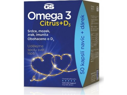 GS Omega 3 Citrus150 dárek 2022 ČR SK