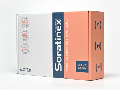 Soratinex Dr. Michaels Velká sada na lupénku na pokožce (gel 200ml + 250g krém + olej 200ml)