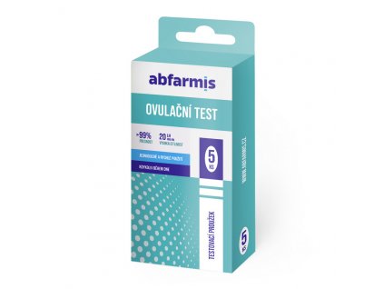 51120 abfarmis ovulacni test 20miu ml 5ks