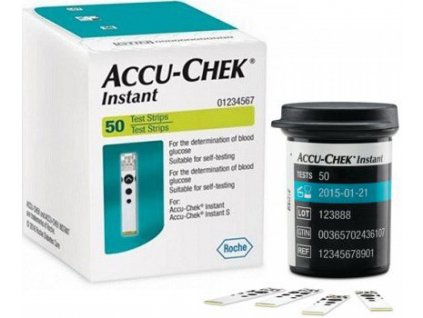 51231 accu chek instant diagnosticke prouzky 50ks