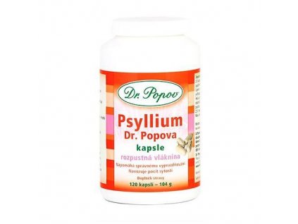 Dr. Popov Psyllium kapsle 120 ks