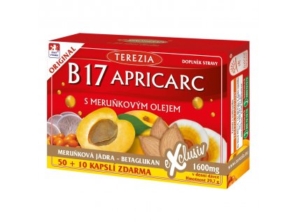 Terezia B17 APRICARC s meruňkovým olejem 60 kapslí