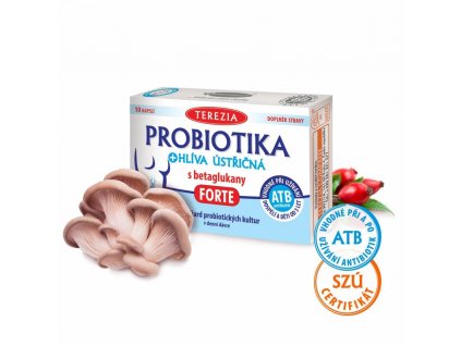 Terezia Probiotika + hlíva ústřičná s betaglukany FORTE 10 kapslí