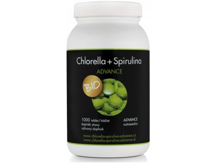 52080 advance chlorella spirulina bio tbl 1000