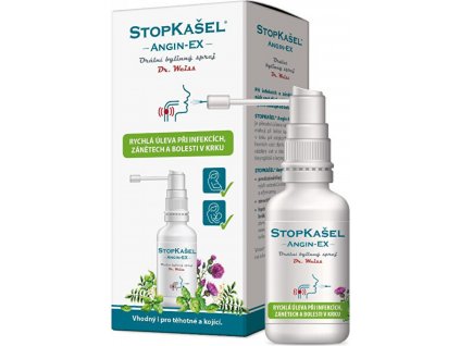 Dr. Weiss STOPKAŠEL Angin EX bylinný sprej 30 ml