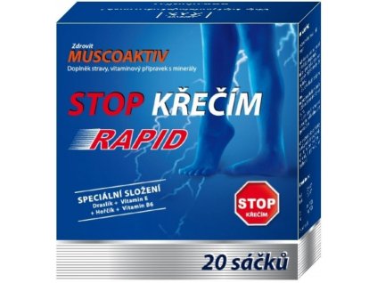 Zdrovit Muscoaktiv Stop křečím Rapid 20 sáčků