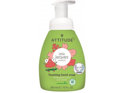 Attitude Dětské pěnivé mýdlo na ruce Little leaves s vůní melounu a kokosu 295 ml