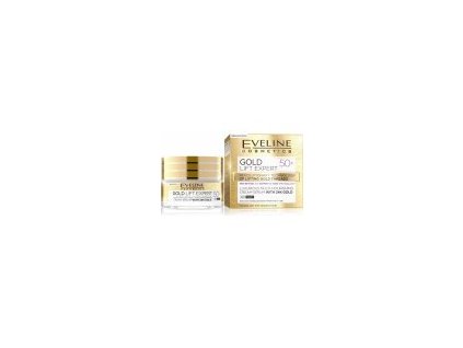 Eveline Cosmetics Gold Lift Expert luxusní multi-výživný krém -sérum 50+ 50 ml