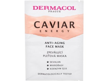 Dermacol Caviar energy maska s mikrořasami 2 x 8 ml