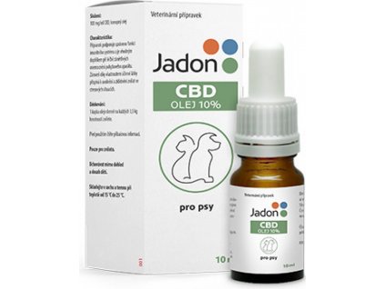 Jadon CBD olej pro psy 10% 10 ml
