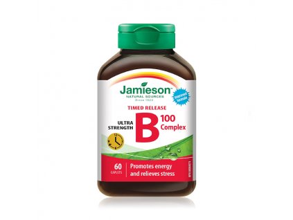 Jamieson B komplex 100 mg s postupným uvolň. 60 tablet