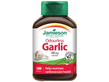 Jamieson Česnek bez zápachu 500 mg 300 kapslí