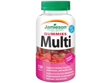 Jamieson Multi Gummies želat.past.pro ženy 130 ks