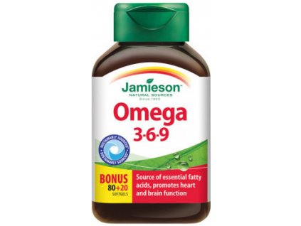 Jamieson Omega 3 6 9 1200 mg 100 kapslí