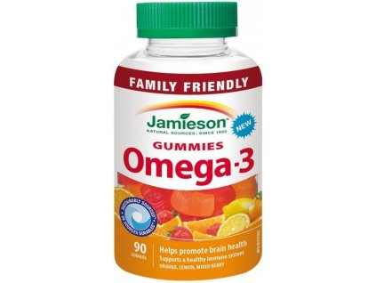 JAMIESON Omega 3 Gummies želatinové pastilky 90 ks