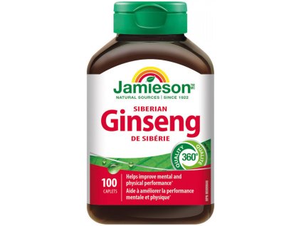 Jamieson Sibiřský ženšen 650 mg 100 tablet