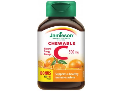 Jamieson Vitamín C 500 mg Pomeranč 120 tablet