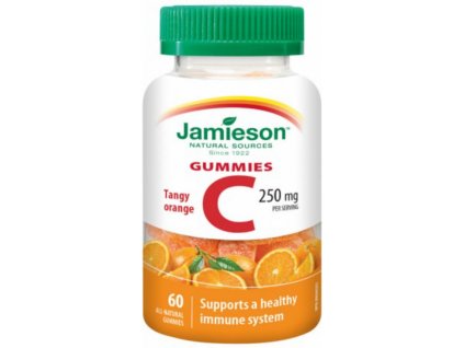 Jamieson Vitamín C Gummies Pomeranč 60 pastilek