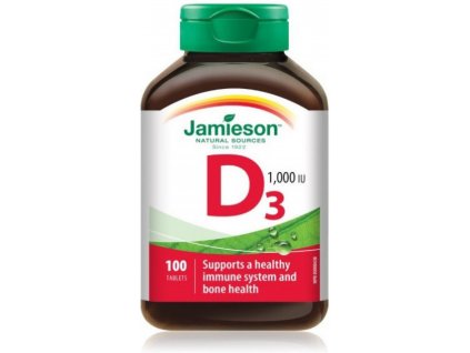 Jamieson Vitamín D3 1000 IU 100 tablet