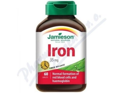 Jamieson Železo 35 mg s postupným uvolňováním 60 tablet