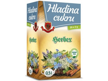 Herbex Hladina cukru 20 x 3 g