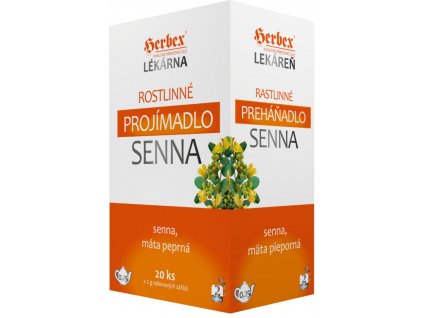 Herbex lékárna Rostlin.projímadlo SENNA 20 x 2 g