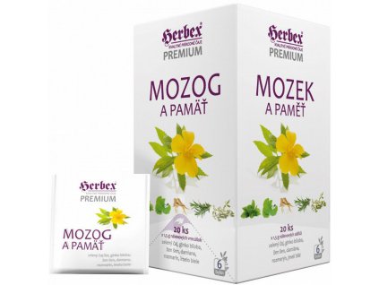 Herbex Mozek a paměť bylinný čaj 20 x 1,5 g