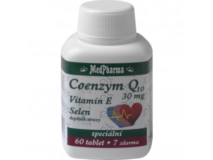 MedPharma Coenzym Q10 30 mg vit.E selen 67 tablet