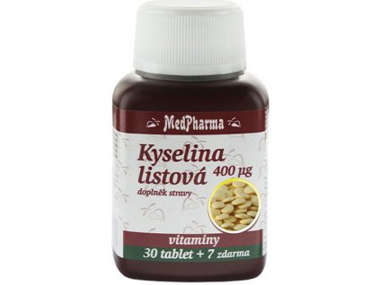 MedPharma Kyselina listová 400 mcg 107 tablet