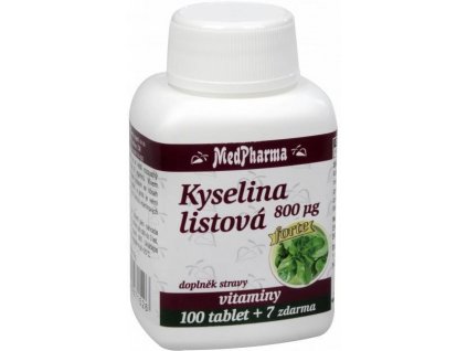 MedPharma Kyselina listová 800mcg 107 tablet